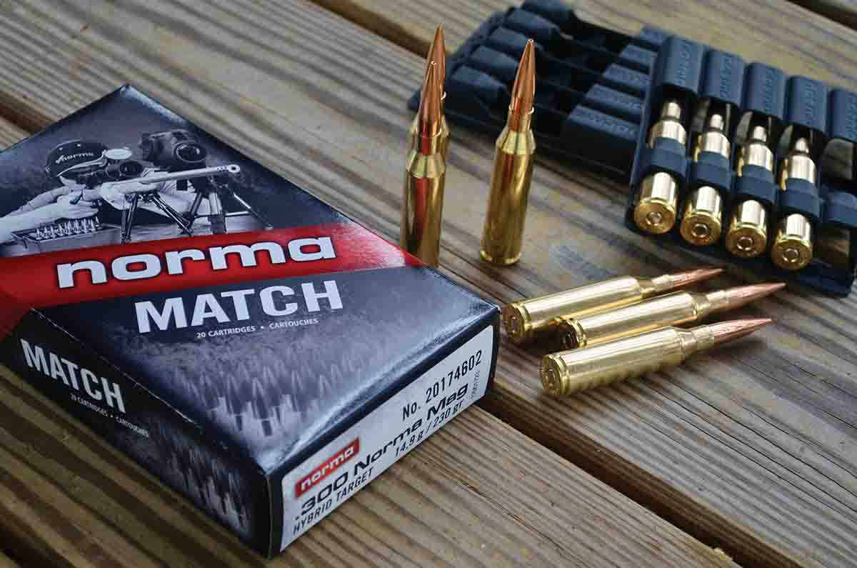 The .300 Norma Magnum cartridge is designed specifically for long-range shooting and is based on the .416 Rigby case.